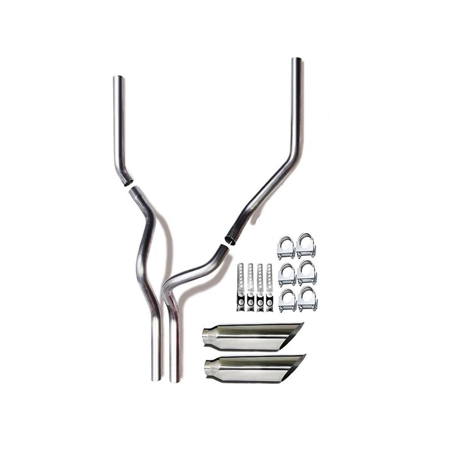 Dual Exhaust Pipe – 2.5in – Fit For Ram 1500/2500/3500 11-18