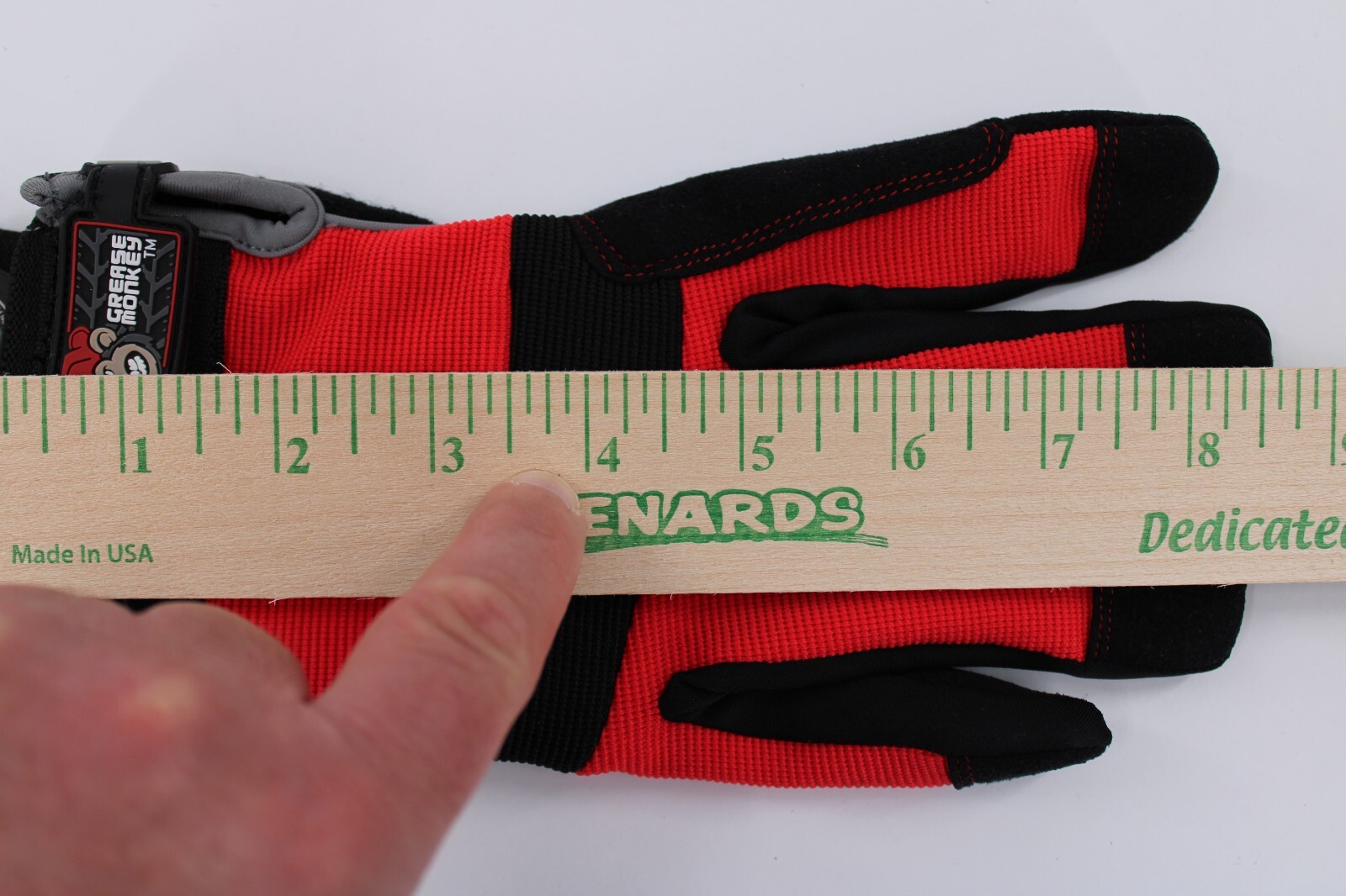 Grease Monkey Gloves SZ XL 1 PR General Purpose High Performance Washable Red