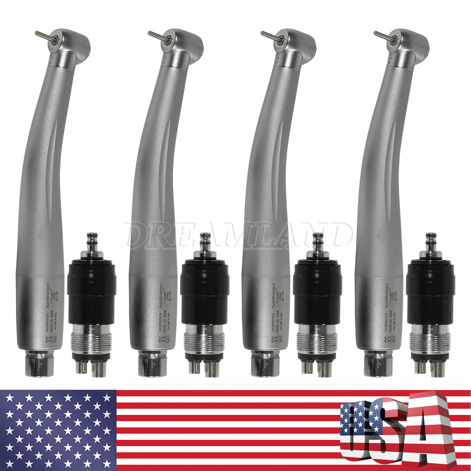 10*For NSK Dental High Speed Air Turbine Handpiece + 4-Hole Quick Coupler YBNKM