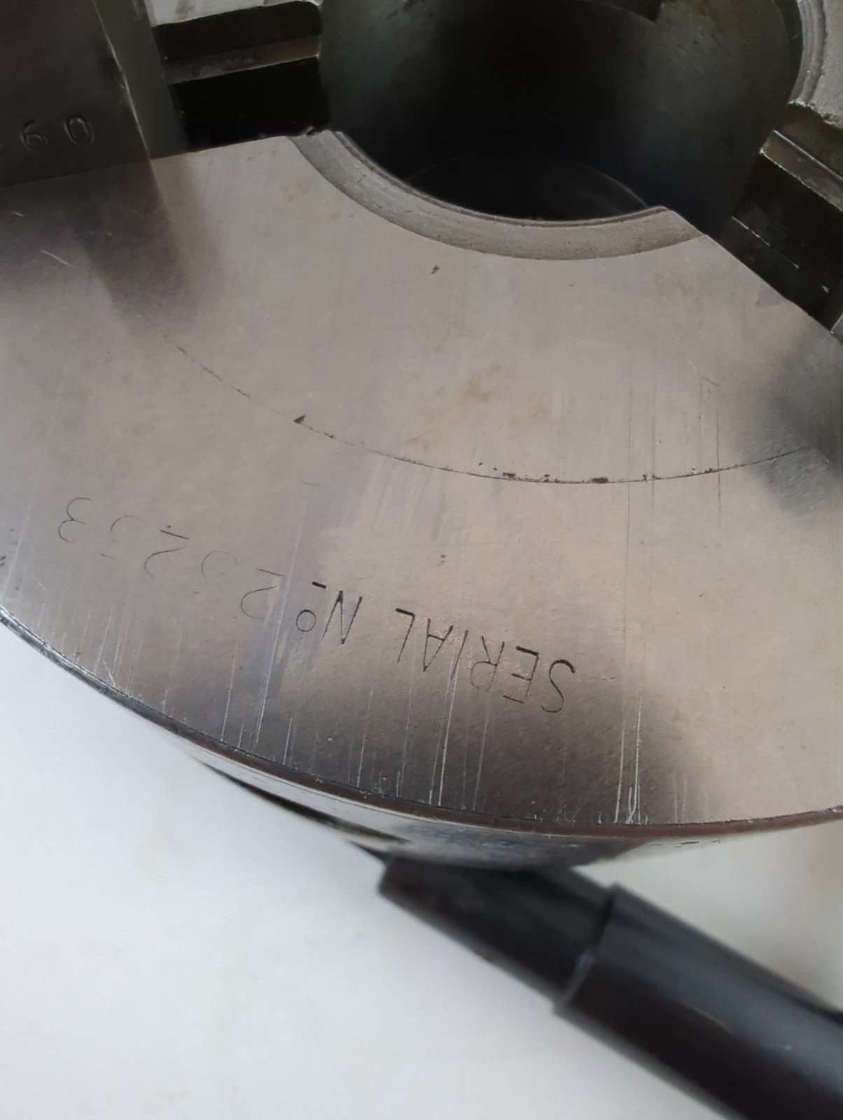 Hardinge 30AHC 5″ 3-Jaw Lathe Chuck, 2 3/16-10 Threaded Mount