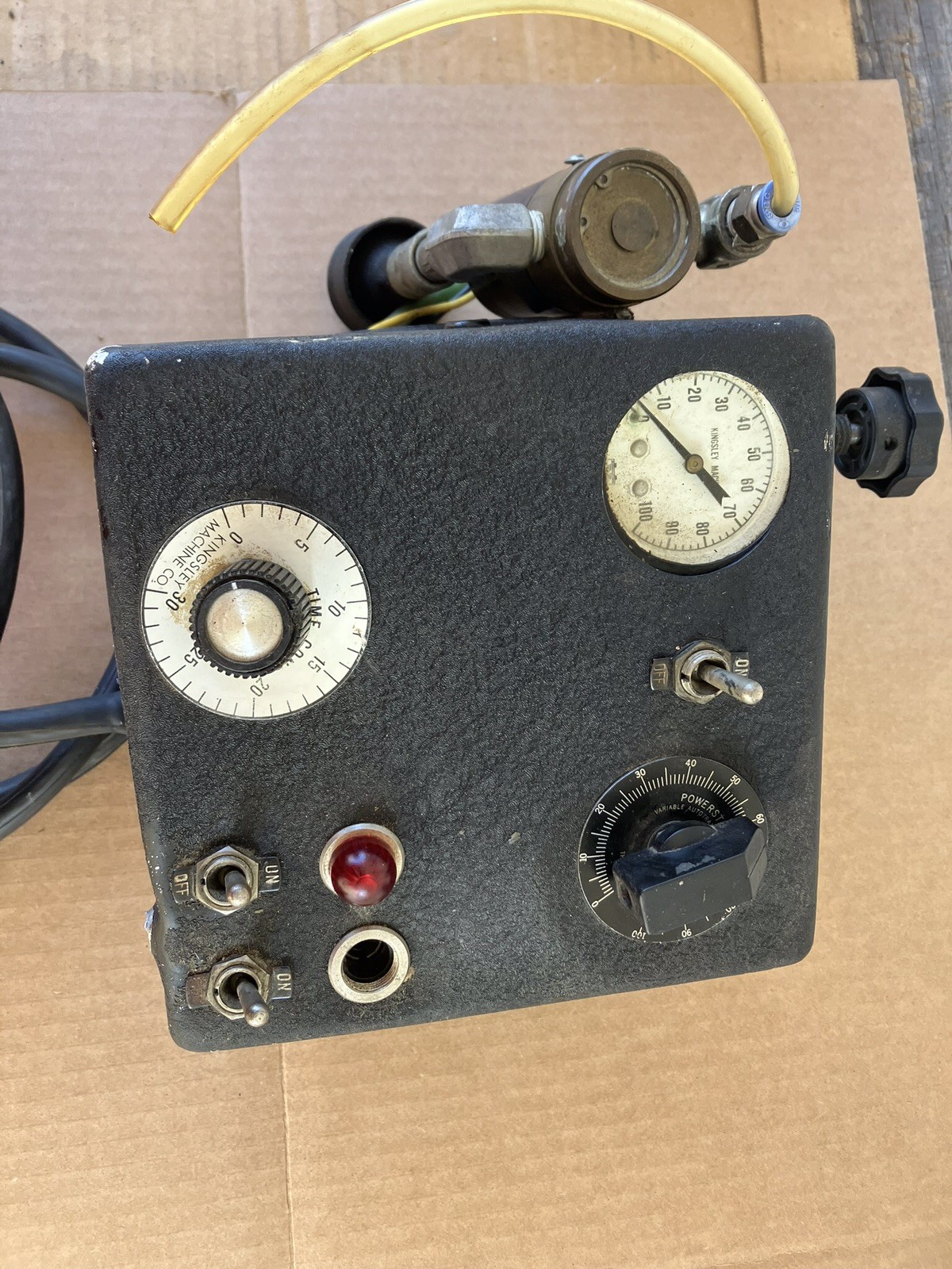 Control Unit From A Kingsley Pneumatic Hot Stamp Foil Machine