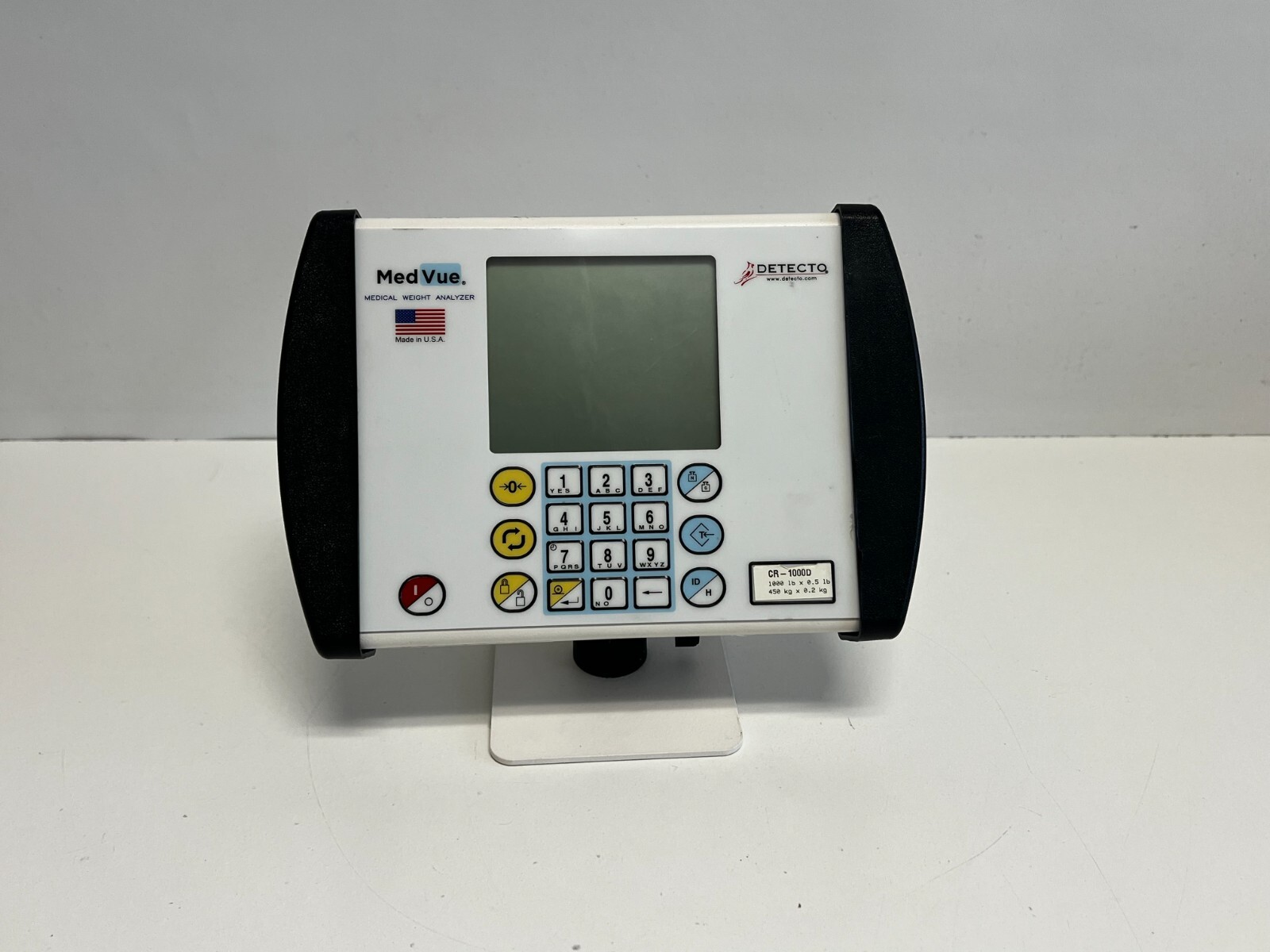 Shelf 18: Detecto MedVue Digital Weight Analyzer Head CR-1000D – Untested