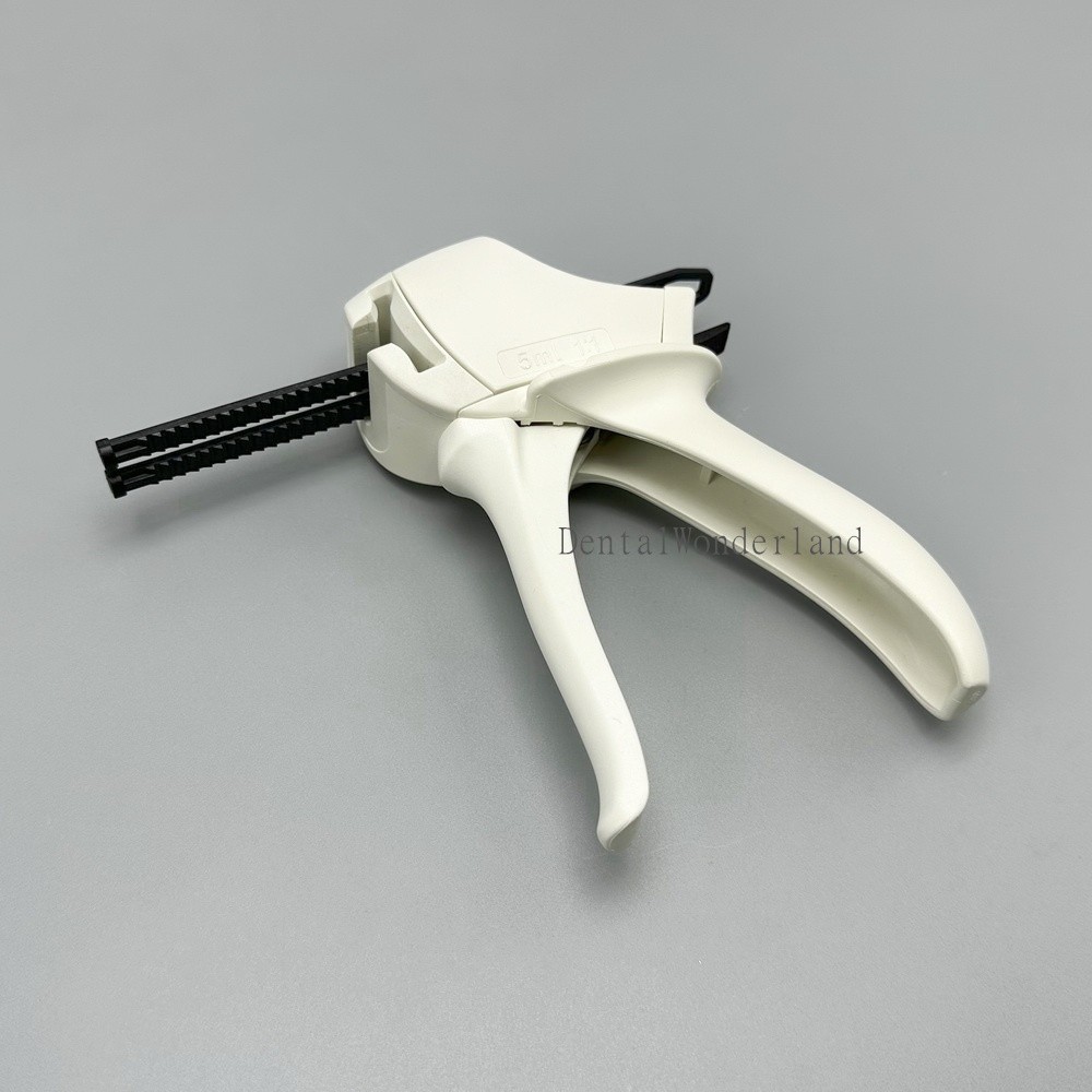 Dental Impression Mixing Dispensing Gun Universal Delivery Dispenser Gun 5ml 1:1