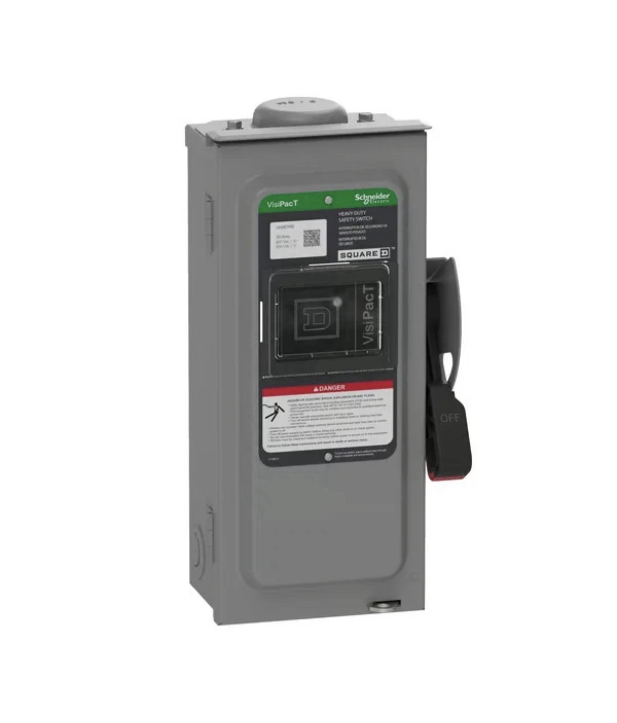New Square D VH361RB 30 amp 600v Fused OUTDOOR 3 Phase Disconnect DIS