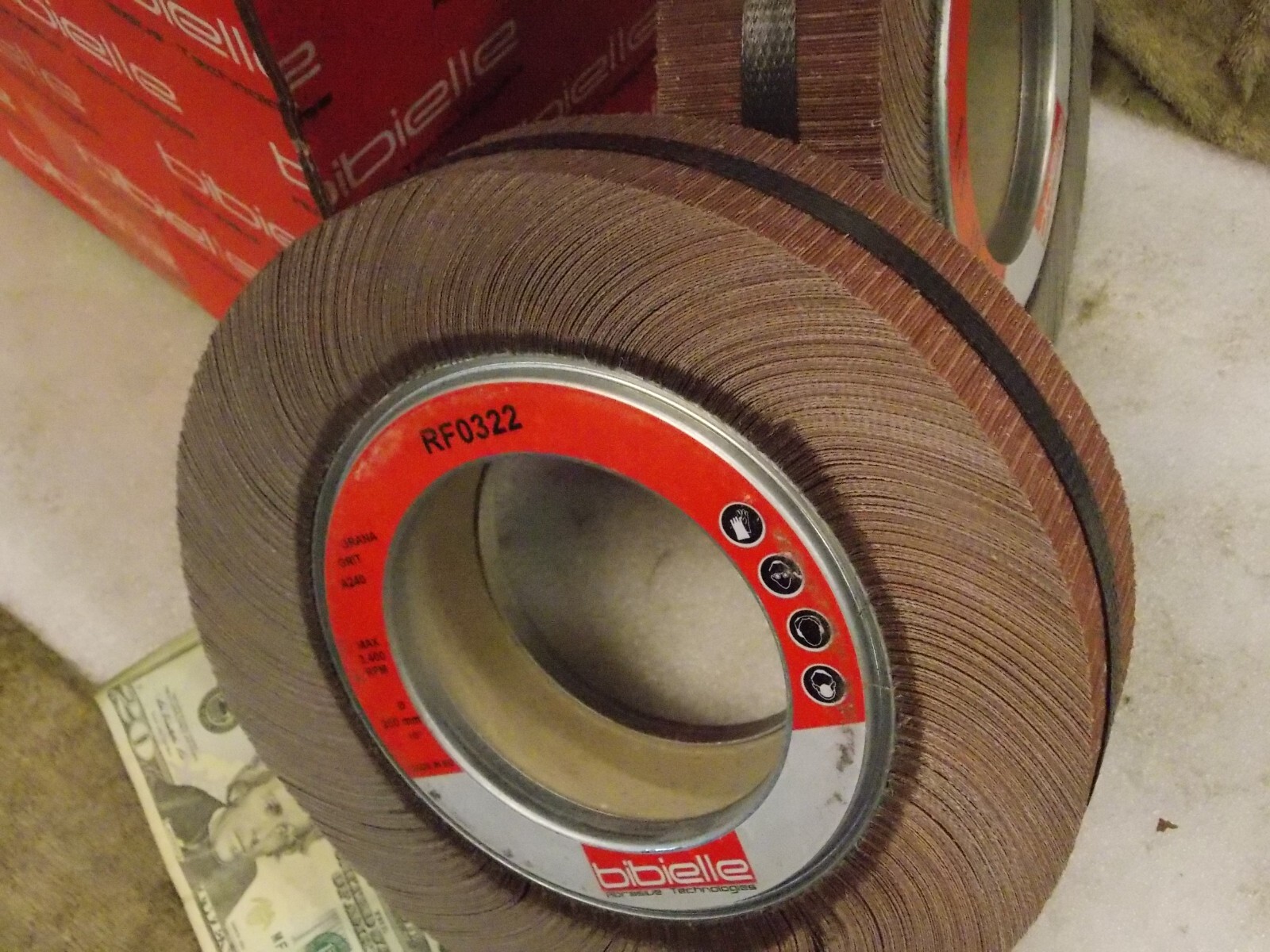 Bibielle 10″x2x4 Flap Wheel Aluminum Oxide 240Grit Unmounted Sanding 100.00 Valu