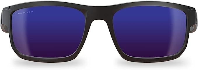 Edge Defiance -Black Frame/ Polarized Aqua Precision Blue Mirror Lens -ZTDFAP218