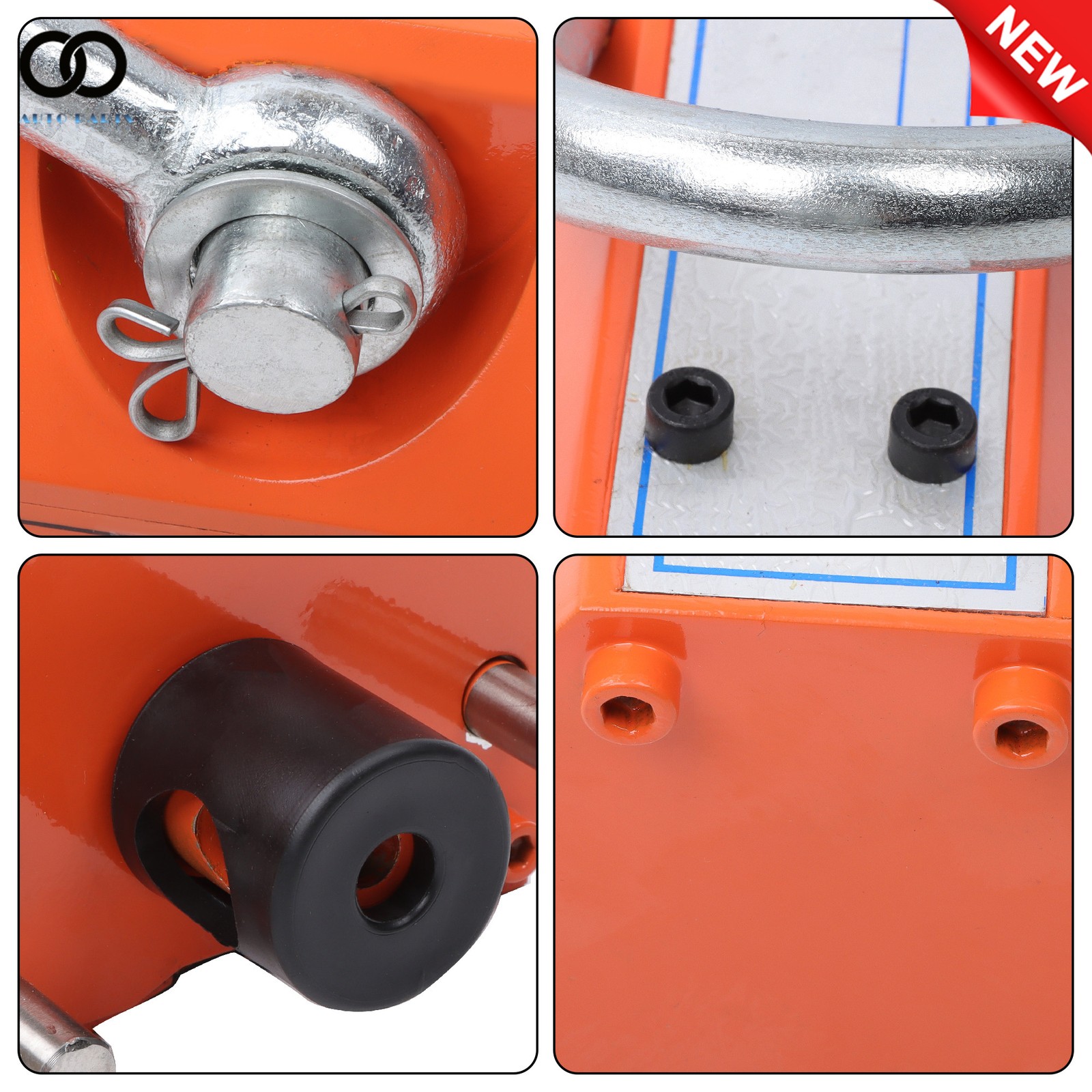 2200lbs 1000kg Steel Magnetic Lifter 2 Safety Factor, Heavy Duty Crane Hoist