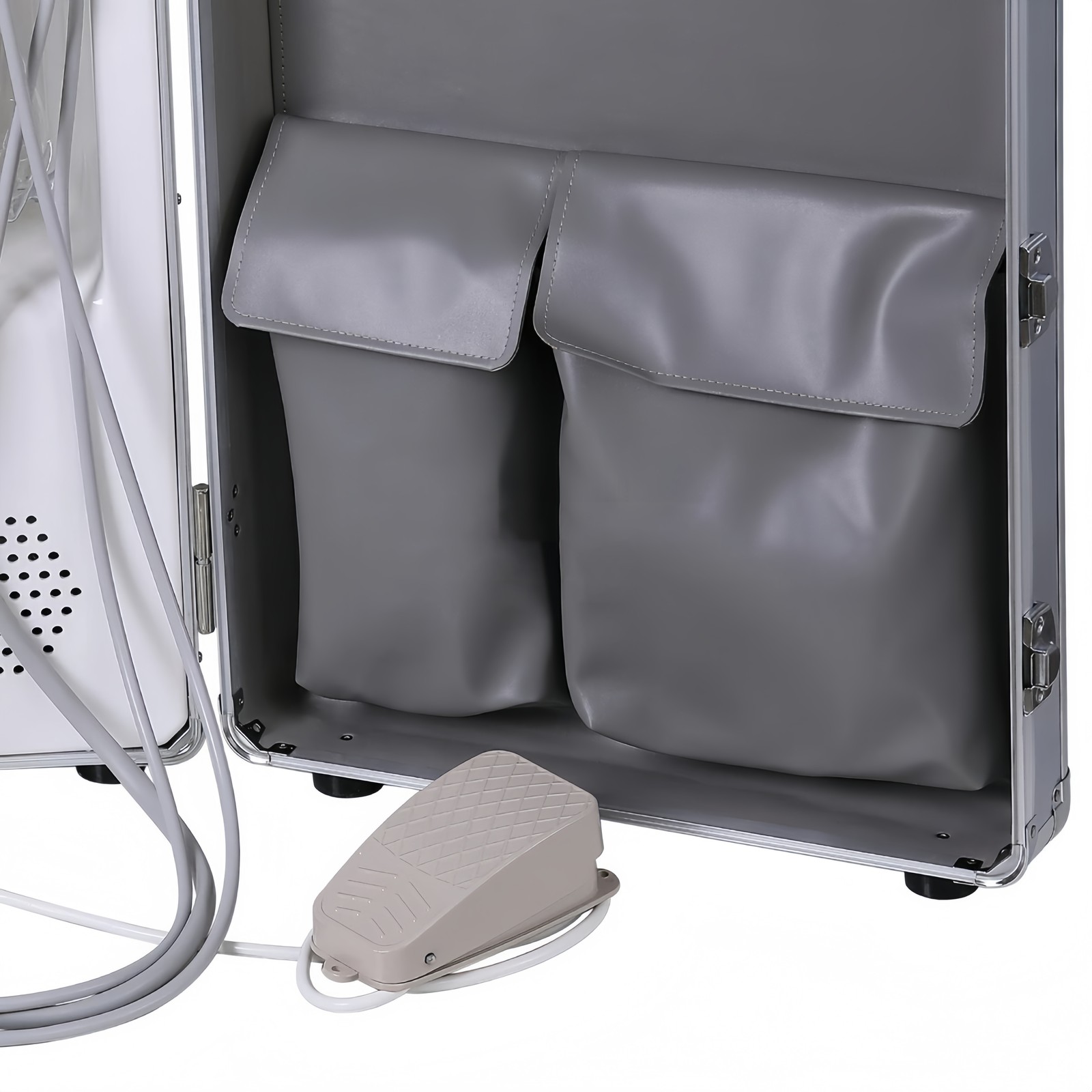 Portable Mobile Dental Delivery Unit System Cart with Air Compressor Suction 4H