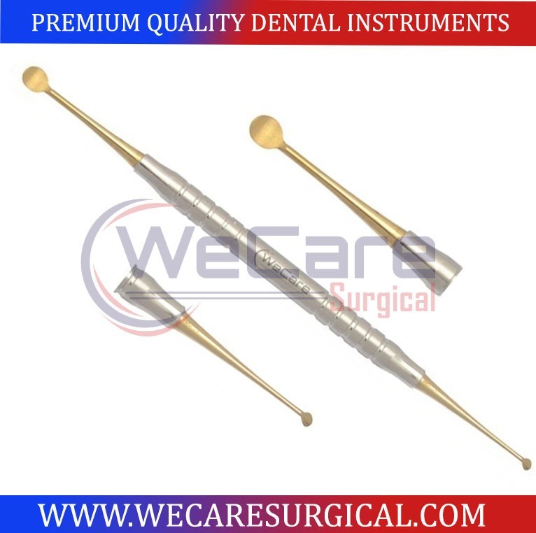 Periosteal Elevator Molt 2/4 Curette GOLD Double End Dental Surgical Instruments
