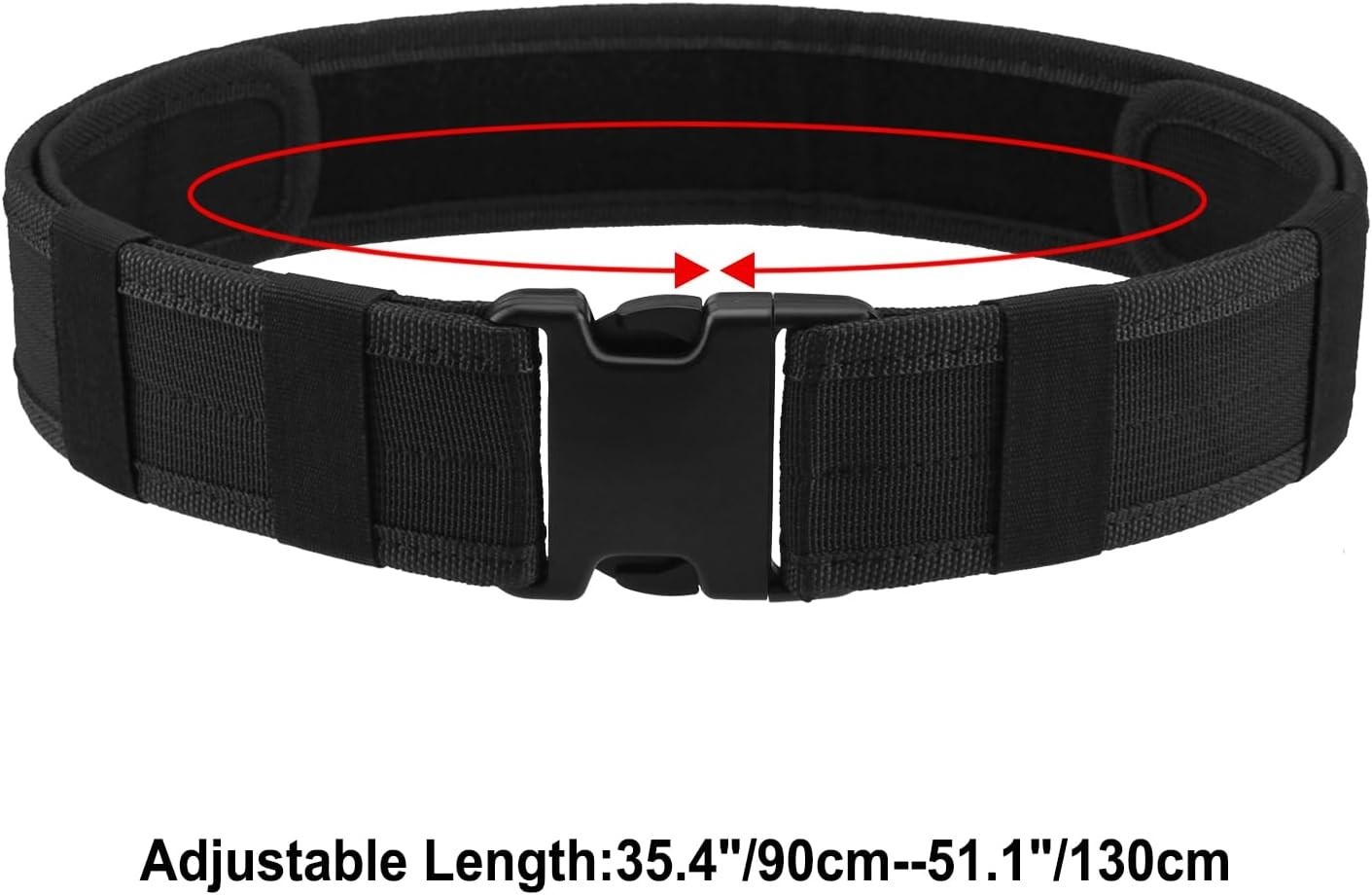Durable 600D Nylon Tactical Belt with Quick Release Buckle – Universal Fit