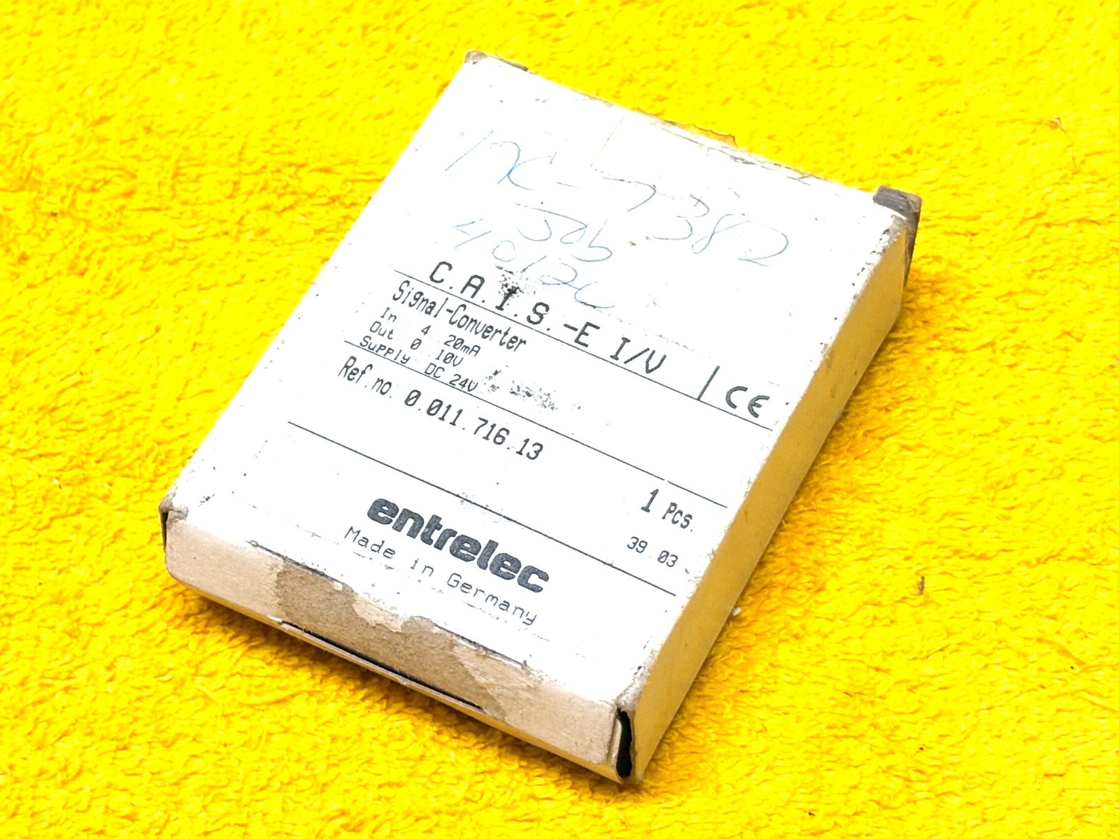 ENTRELEC CAIS-E I/V 24VDC SIGNAL CONVERTER (NEW IN BOX)