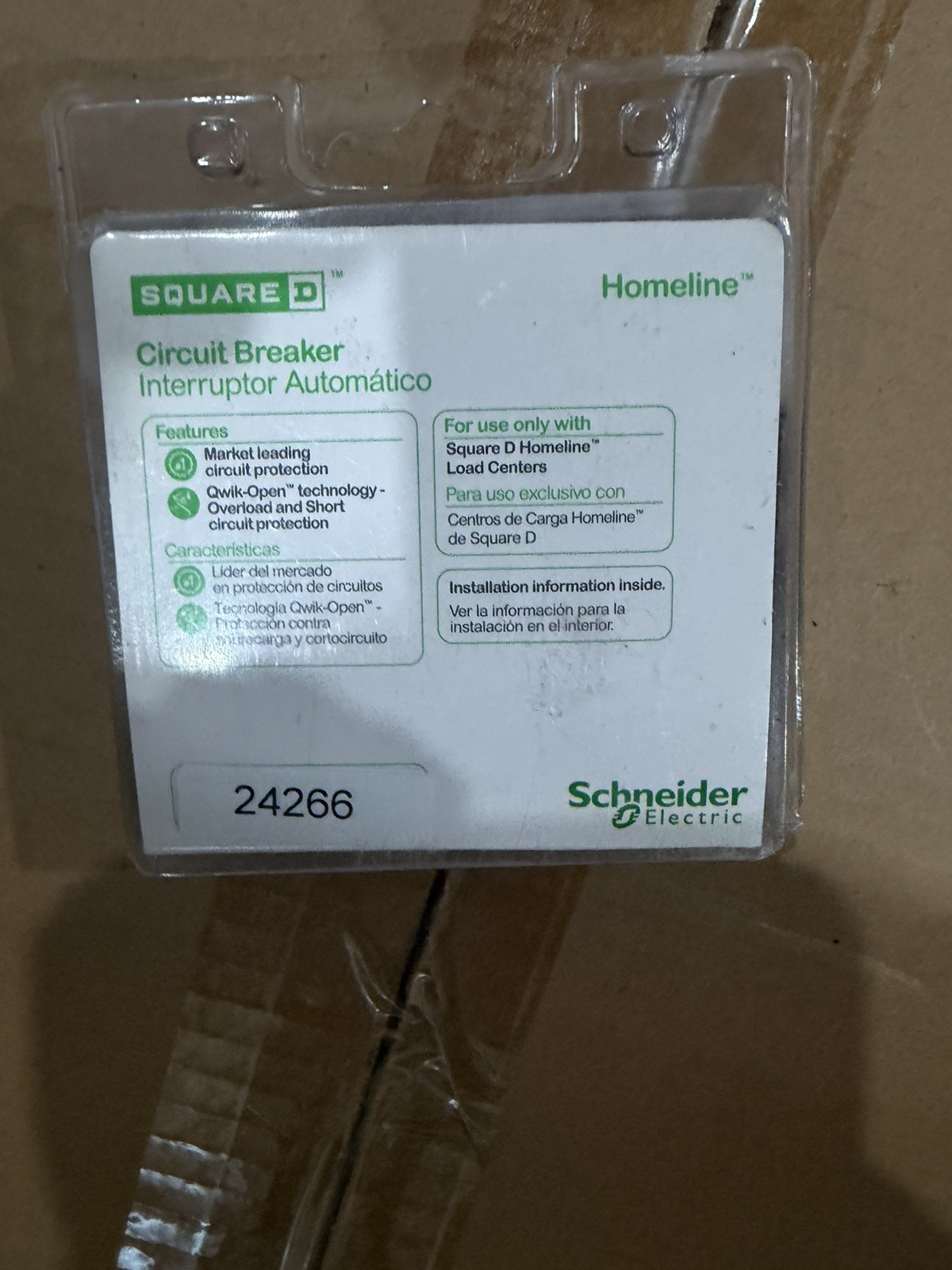 Square D HOM2100C 100A Circuit Breaker