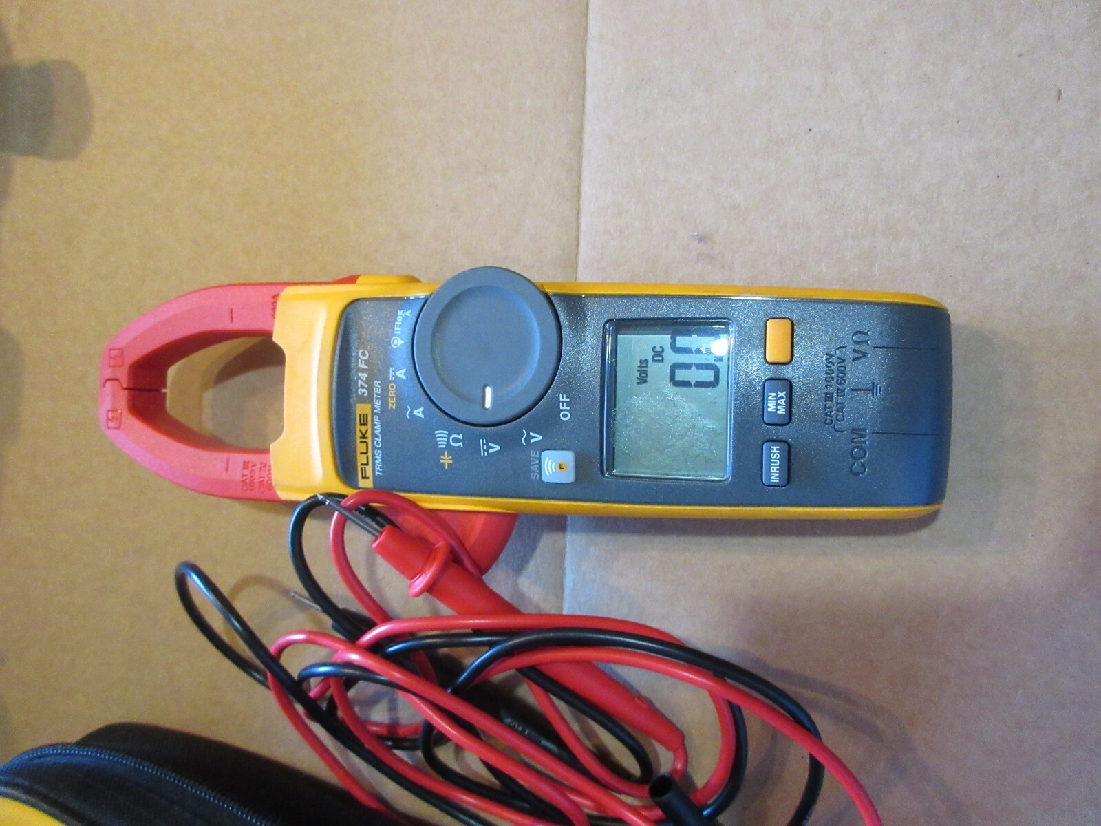 FLUKE 374 FC TRUE RMS AC/DC CLAMP METER WIRELESS WITH FLUKE CONNECT 600V 600A FS