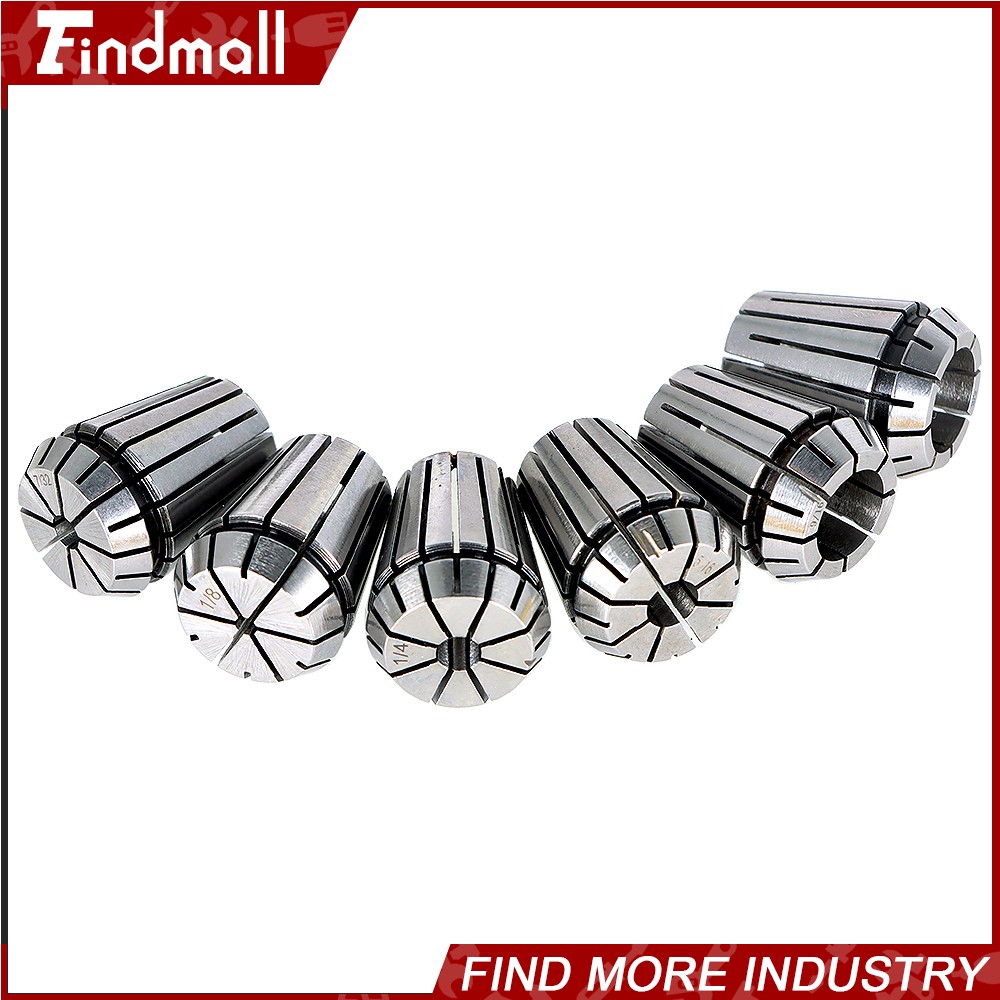 Findmall 12Pcs ER25 1/8″-5/8″ Spring Collet Set for Engraving Milling Lathe Tool