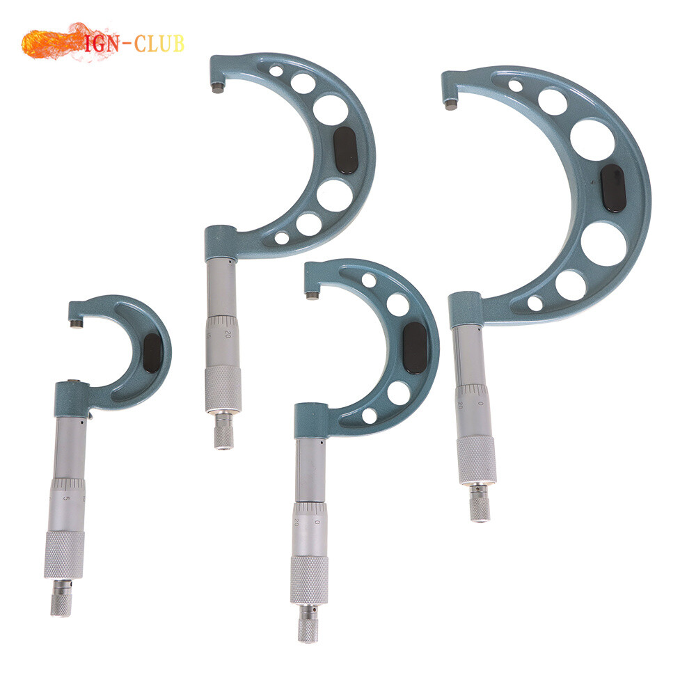 Premium Outside Micrometer Set 0-4″/0.0001″ Machinist Tool Precision Carbide Tip
