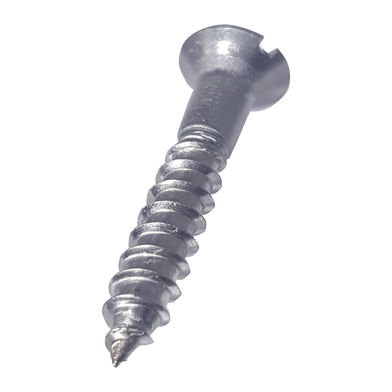 #10 Flat Head Wood Screws Stainless Steel Slotted Drive All Sizes in Listing