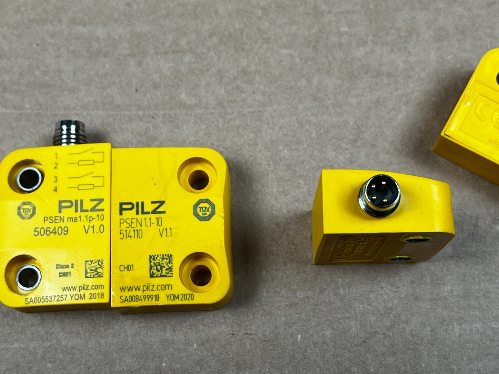 PILZ PSEN ma1.1p-10 4P, 30V, 10W 506409 Safety Sensor + PSEN 1.1-10 514110