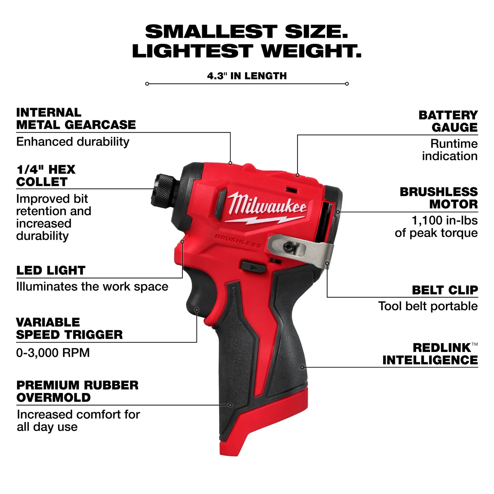 Milwaukee M12 12V 3494-22 Subcompact 2-Tool Combo Kit Brushless Impact & Drill