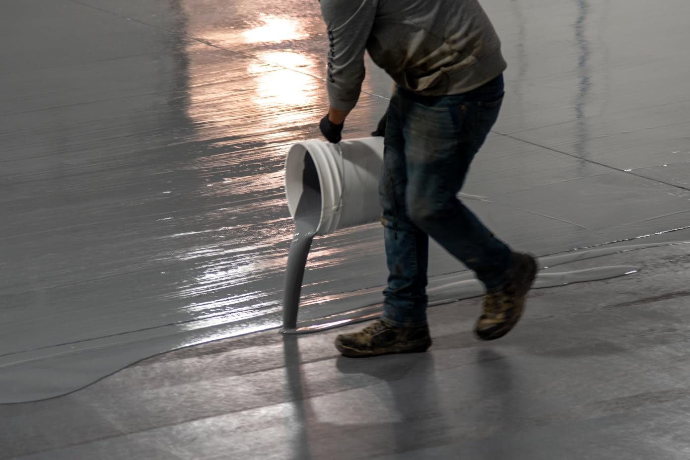 Haze Gray Epoxy Resin Coating Kit 3 Gallon Industrial Standard Cure Fast Dry