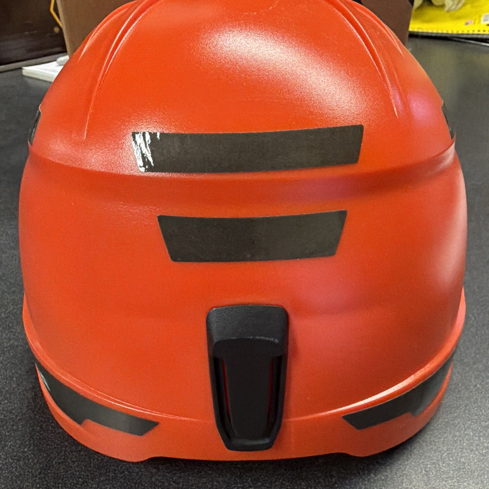 MSA V-Gard H1 Hard Hat Orange 4 Point Ratchet Safety Helmet Open Box NEW