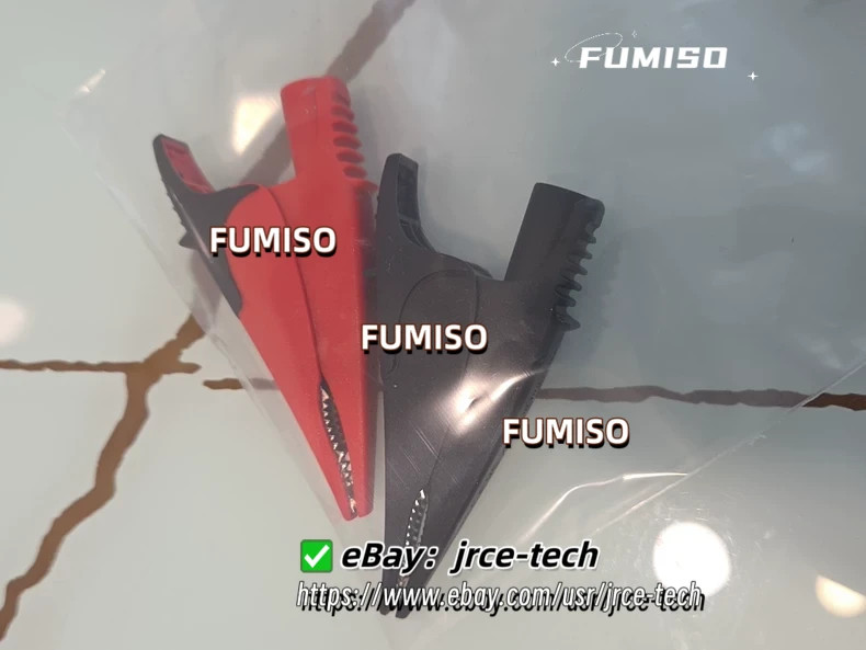 1PCS Fluke AC285 SureGrip 4MM Mulitimeter Alligator Clips for TL221/TL224*
