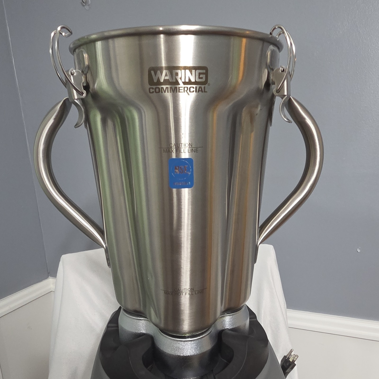 Waring Commercial CB16 1 Gal Stainless Jar Blender 3.75 HP 3Speed FREE SHIPPING