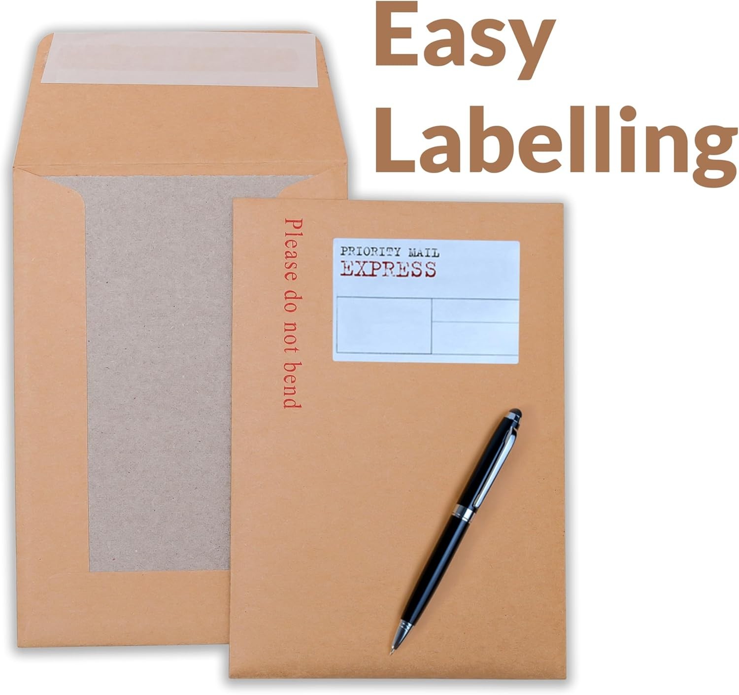 Please Do Not Bend Hard Card Board Backed Envelopes Brown Manilla C6 C5 A5 A4 A3