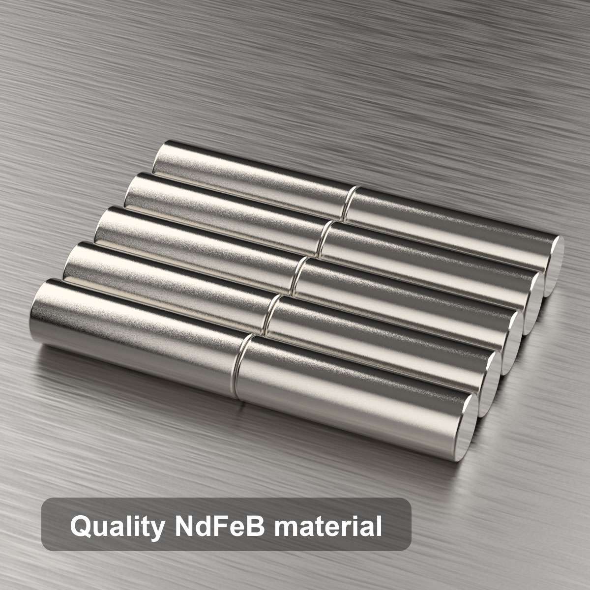 10-50Pcs N45 Cylinder Disc Magnet Rare Earth Craft Rod Neodymium Fridge 6 Sizes