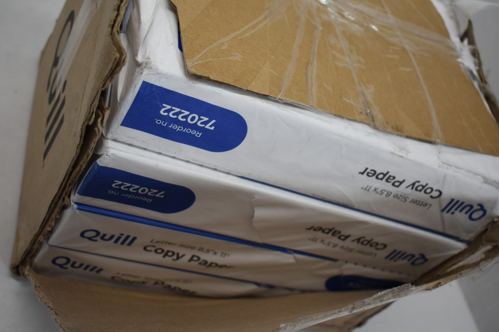 Quill Brand 8.5″ x 11″ Copy Paper 20 lbs 92 Brightness 500 Sheets Ream 4 Pack