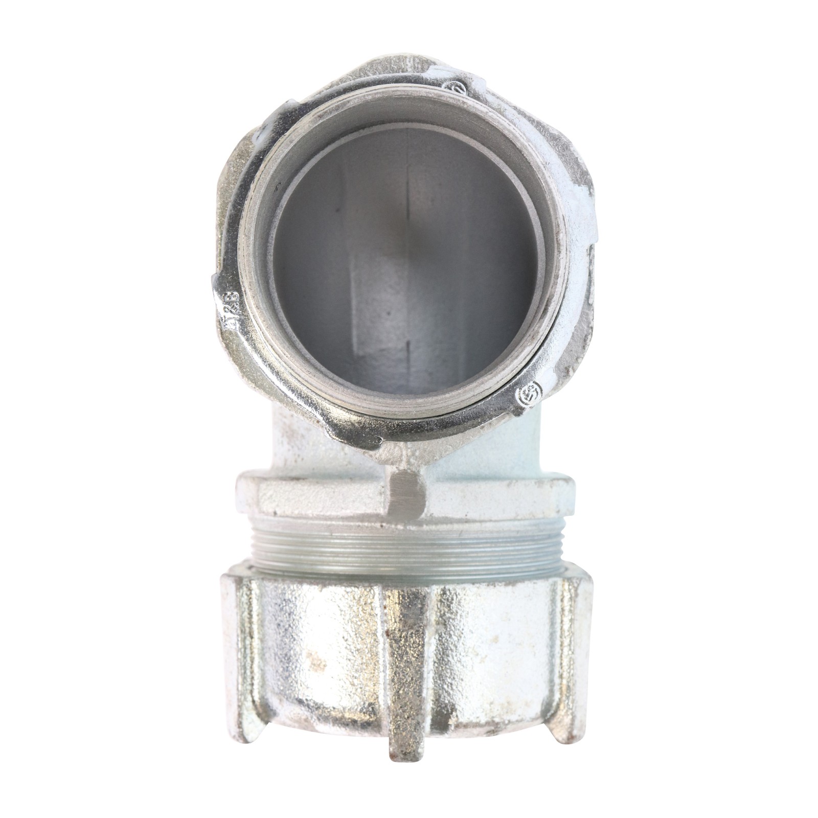 THOMAS & BETTS 5257 INSULATED LIQUID-TIGHT FLEXIBLE METAL CONNECTOR, 90°, 2″