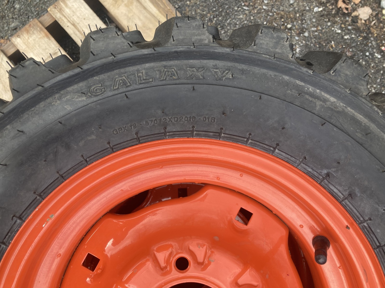 1 or 4-5.70-12 Galaxy XD2010 Skid Steer Tires/Wheels/Rims for Bobcat S70 & more