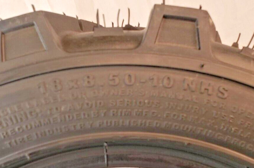 OTR TR-34 TIRE 18×8.50-10 18×850-10 18/8.50-10 18/850-10 6pr Compact Tractor 4×4