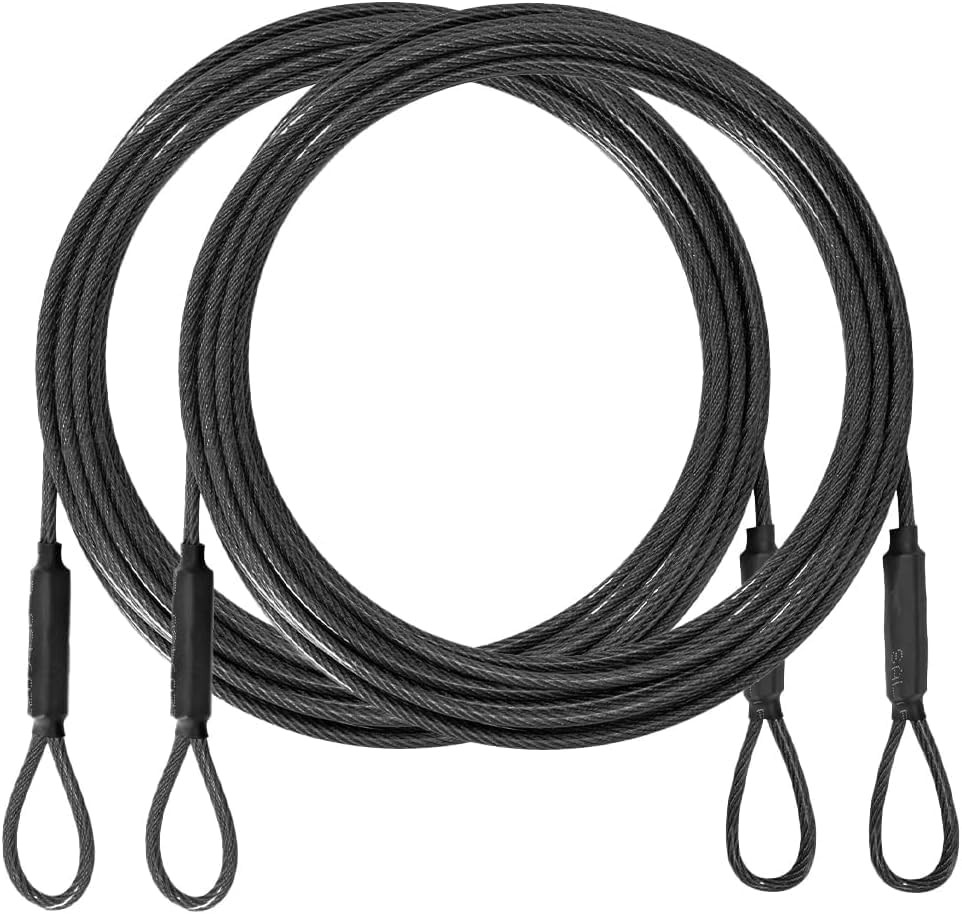 3.3mm (1/8 Inch) Outdoor Travel Security Cable-3/4/6/10/15/20/30ft Luggage Lock