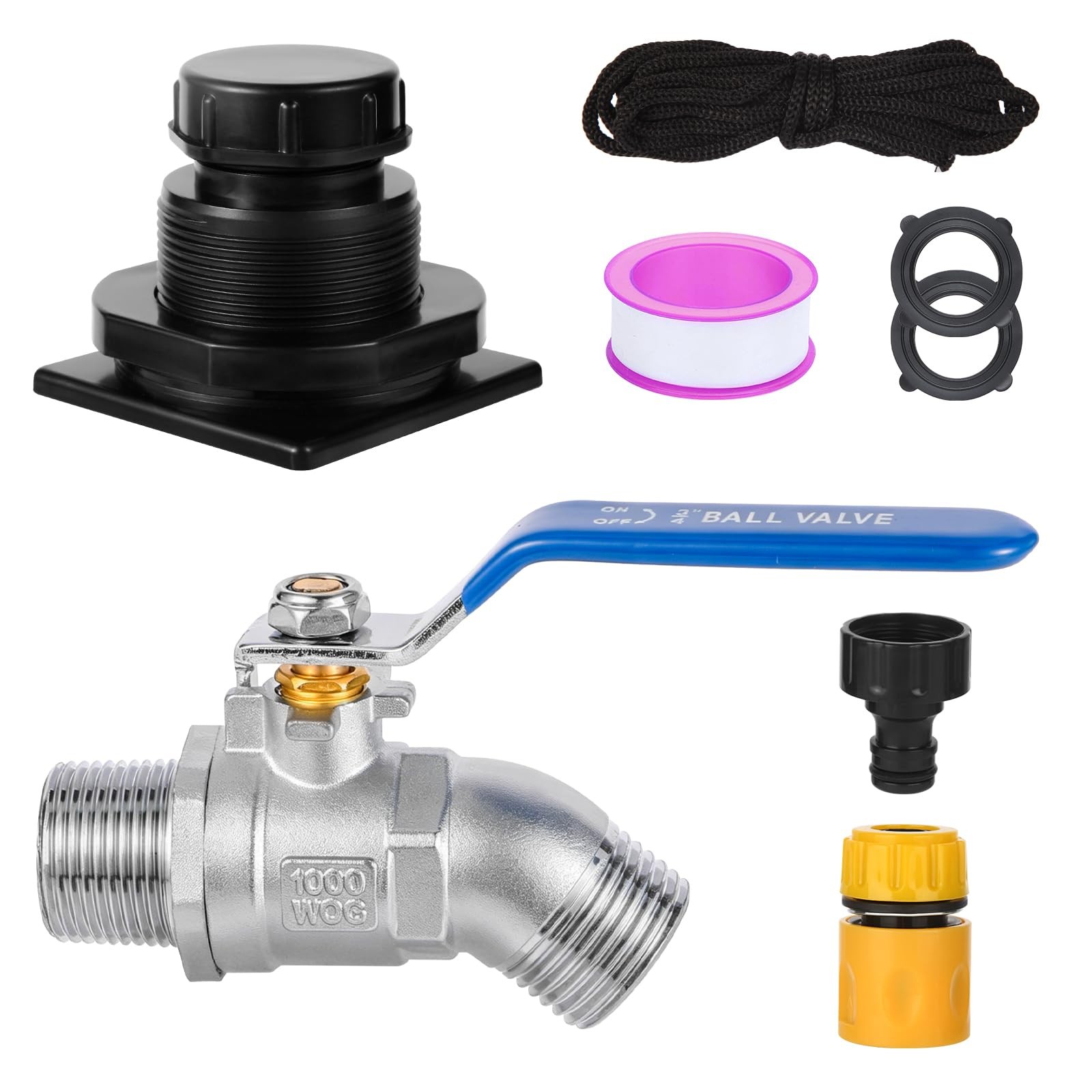 Stock Tank Drain Plug Kit for rubbermaid Stock Tank Drain Plug（for rubbermaid…