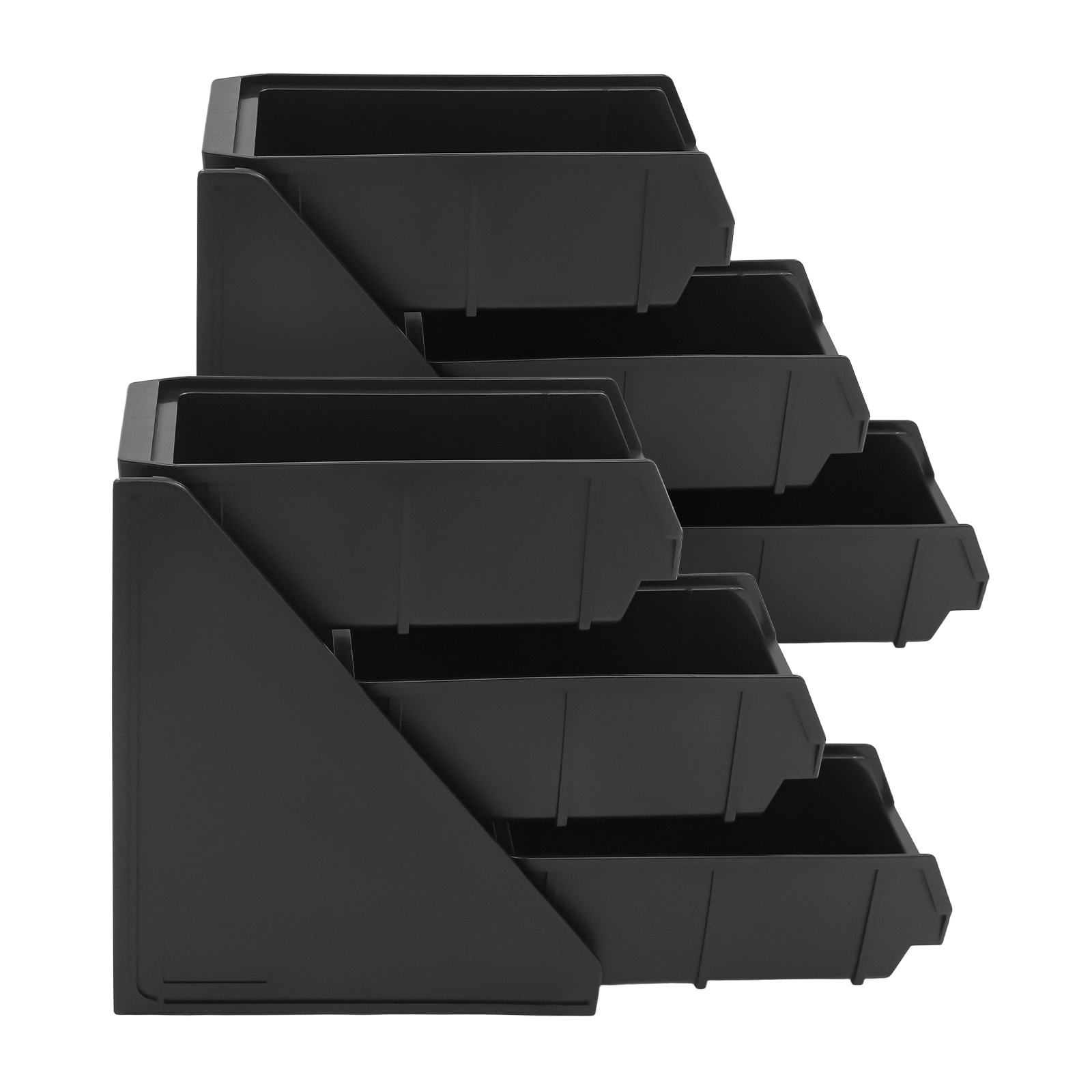3 Pcs 9.44*4.72in Silicone Square Blue& Red& Black Mini Ice Cube Trays Molds