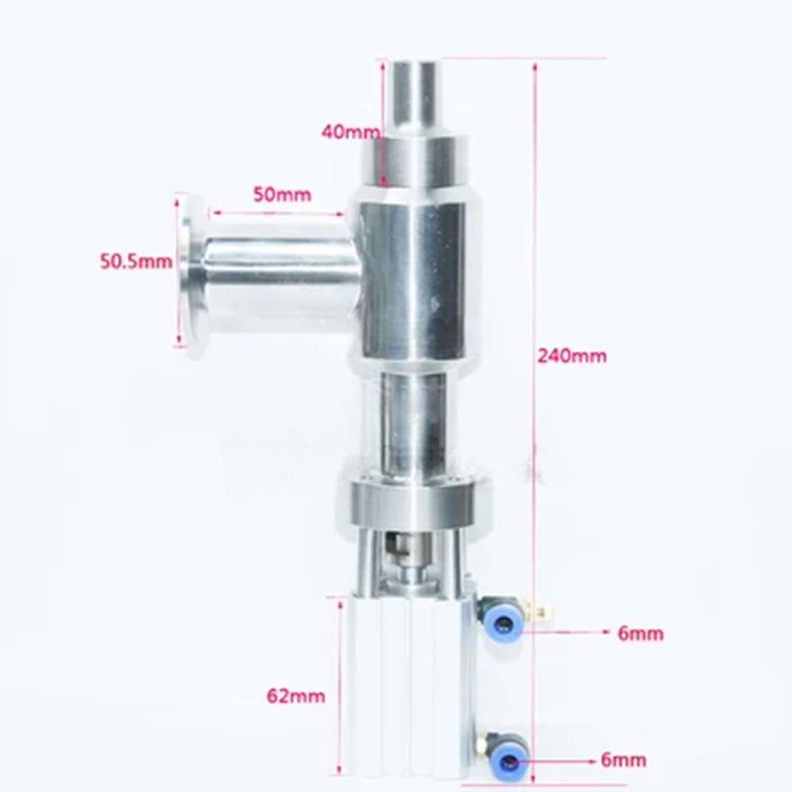 1pc 34mm Diameter Filling Head Pneumatic Machine Valve 304