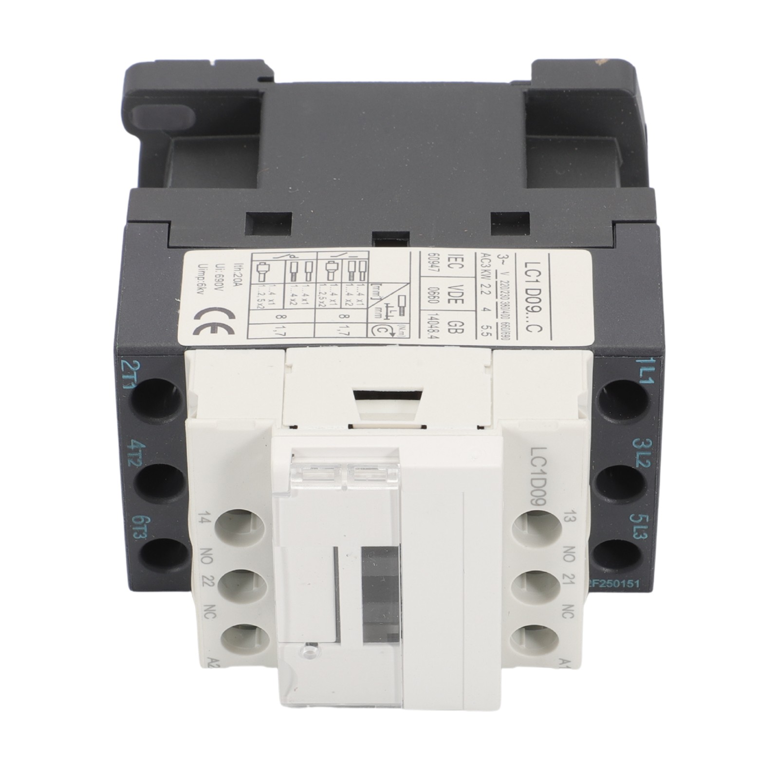 Contactor coil 120V Fits Schneider Contactor 3P 9A/18A/25A/32A/40A/50A/63A/80A