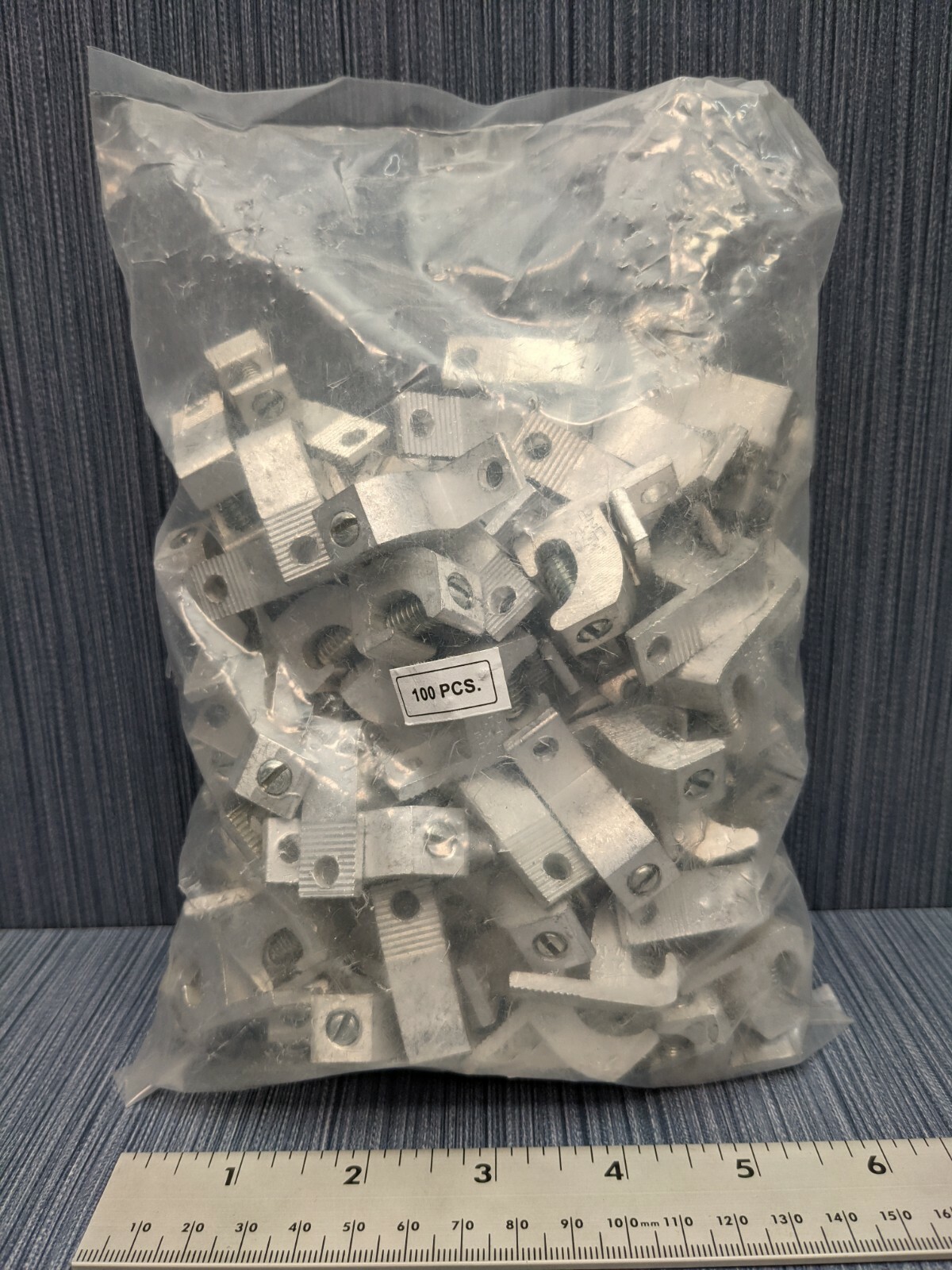 Lot of 100 Aluminum / Copper LI-70 Lay-In Mechanical Connector Lugs 2-14 CU AL