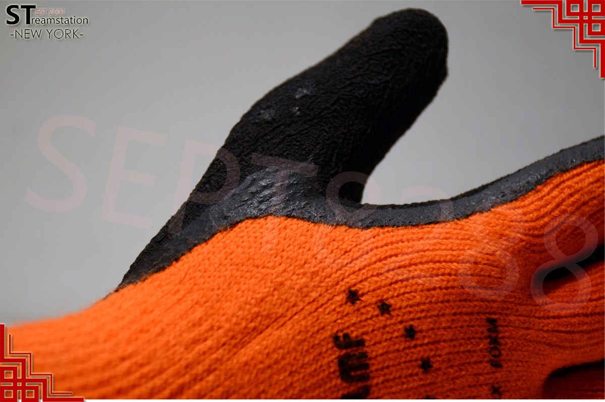 Snow Removal Shovel Glove Winter Warm Insulated Lined Rubber Coated Latex Gloves