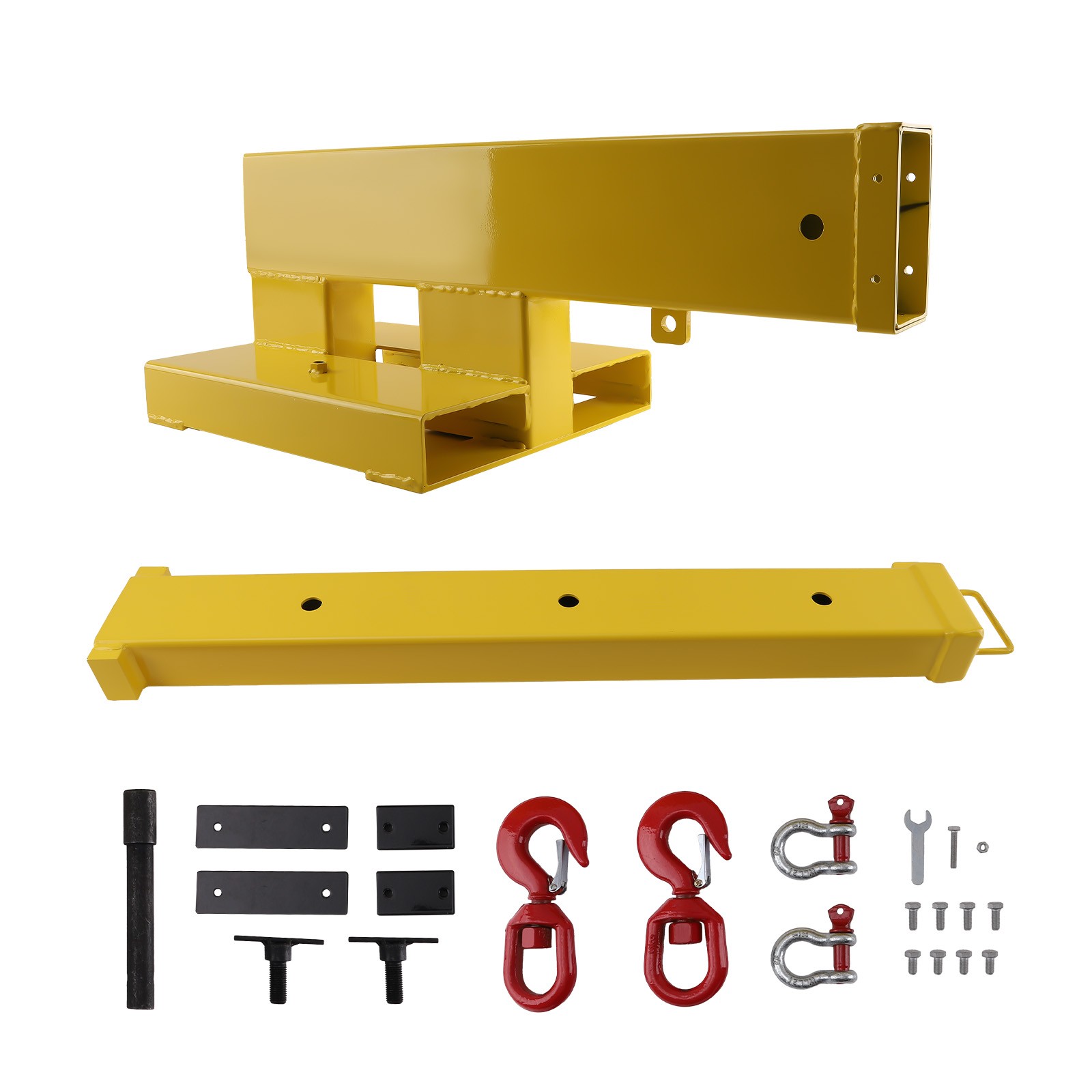 Universal Fit Jib Crane Boom for Forklift Pallet Fork 5500lb 31-79″ Extension