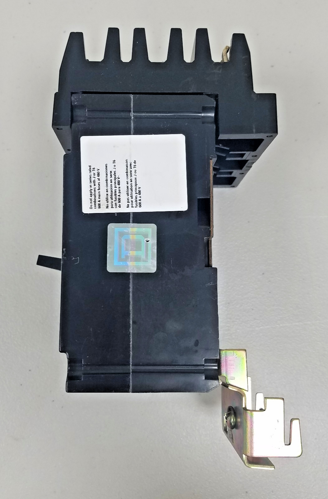 Square D FH36015 15A 3-Pole AC I-Line Circuit Breaker 600V On/Off Switch No Box