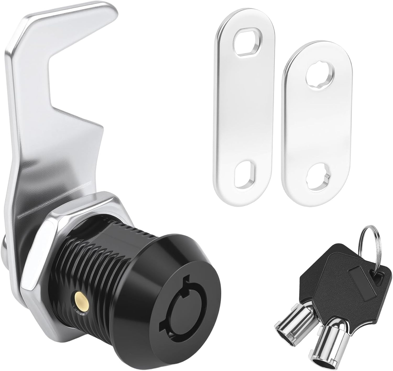 Harbor Freight Tool Cart Lock – Zinc Alloy (5/8 Inch 1 Pack-Black) – Hook Cam