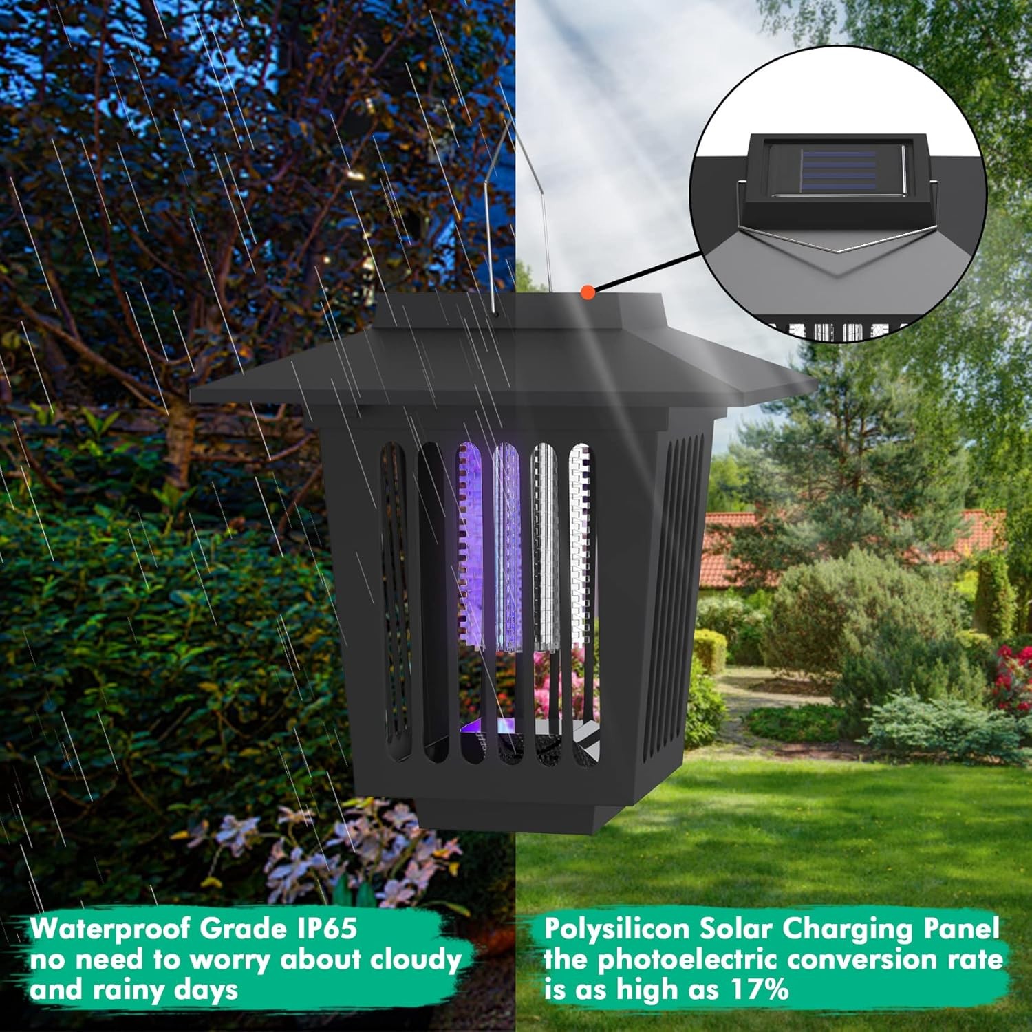Courtyard Mosquito Killer (2-Pack) – Outdoor Lamp for Patio, Garden & Yard