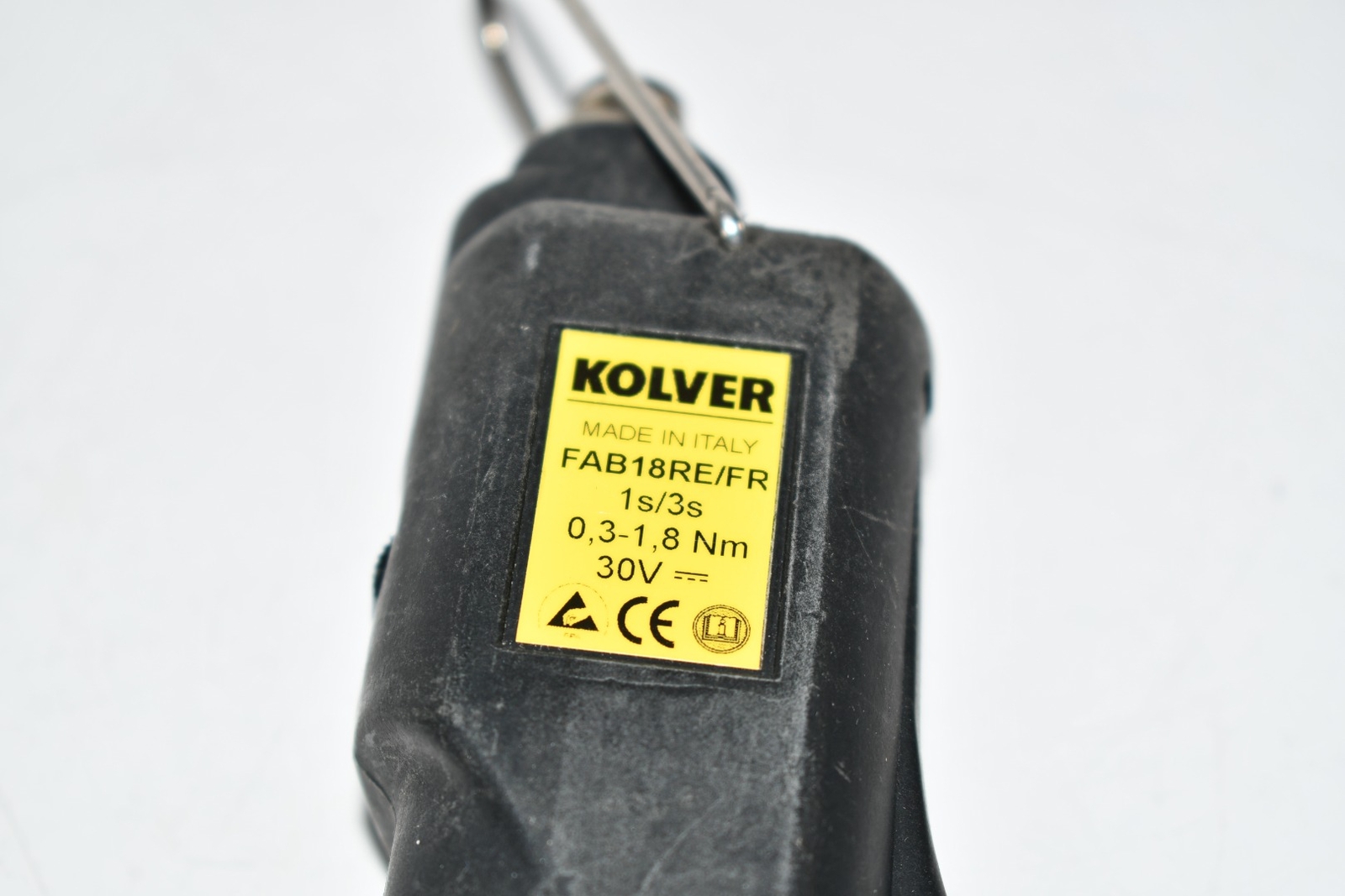 Kolver FAB18RE/FR 0.3-1.8 Nm Electric Torque Screwdriver Set at 6.8 in lbs. 30 V
