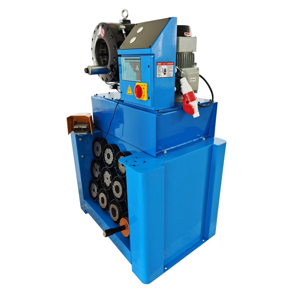 Pipe Reducing Machine 0.55-2.72″Circular Tube Shrinking Machine Hose Clamping