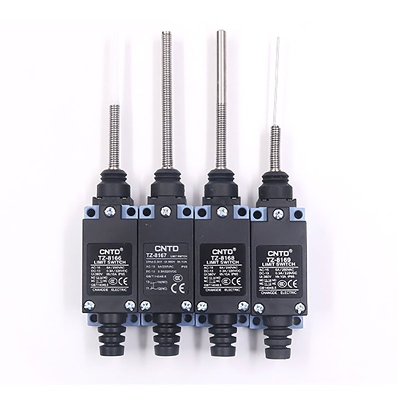 TZ-8 IP65 Limit Switch Actuator Adjustable: Roller Arm Rod Spring Coil Button