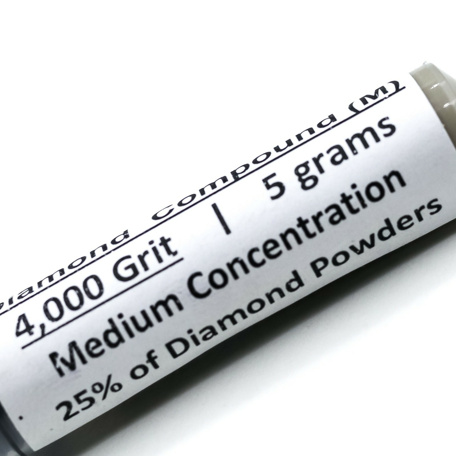 Diamond Polishing Lapping Paste 4,000 Grit 2-4 Micron (M) 25% Concentration 5 gr