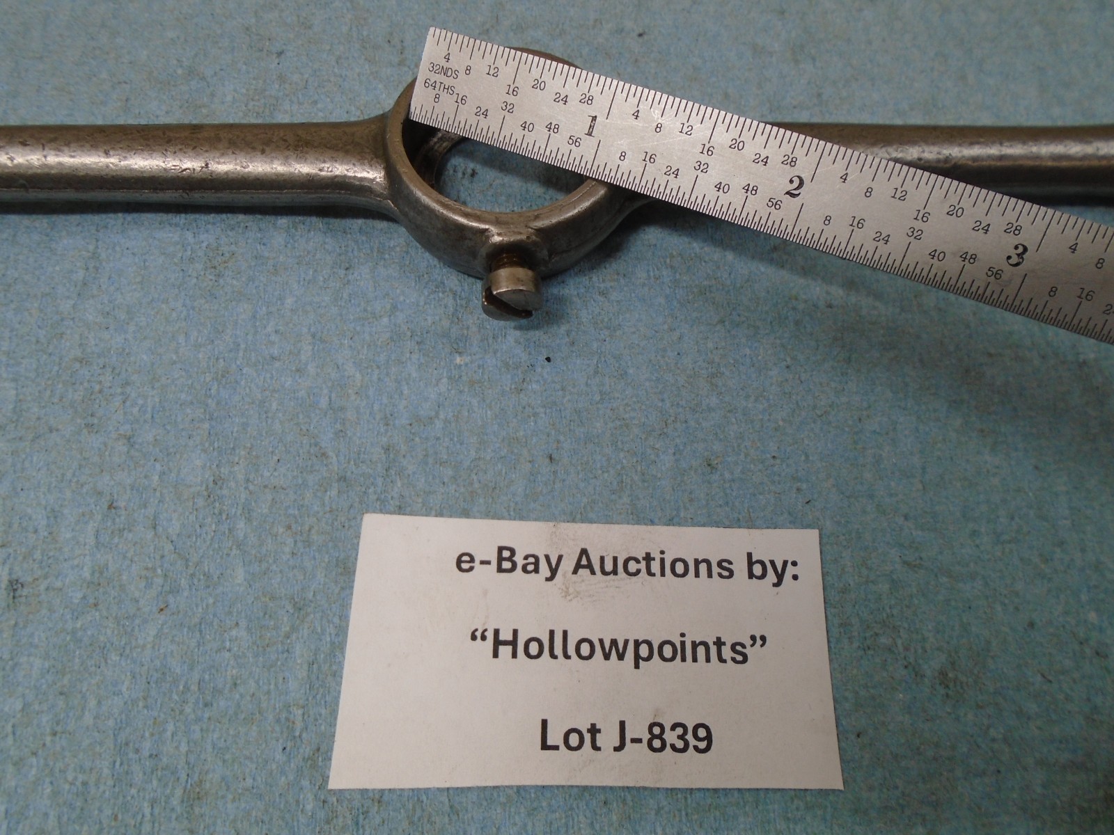 ACE No Name USA 1″ Round Forged Steel Die Handle Holder 8″ Long J839