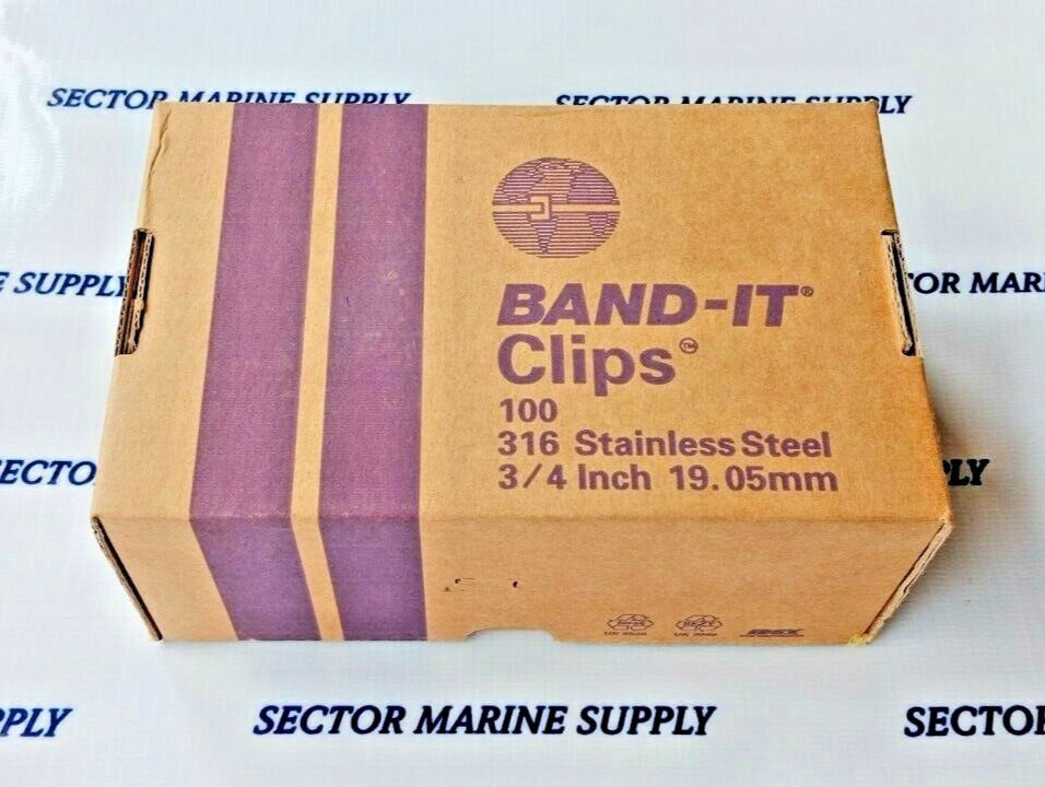 BAND-IT Clips AE456 / AE4569 316 Stainless steel 3/4 Inch 19.05mm