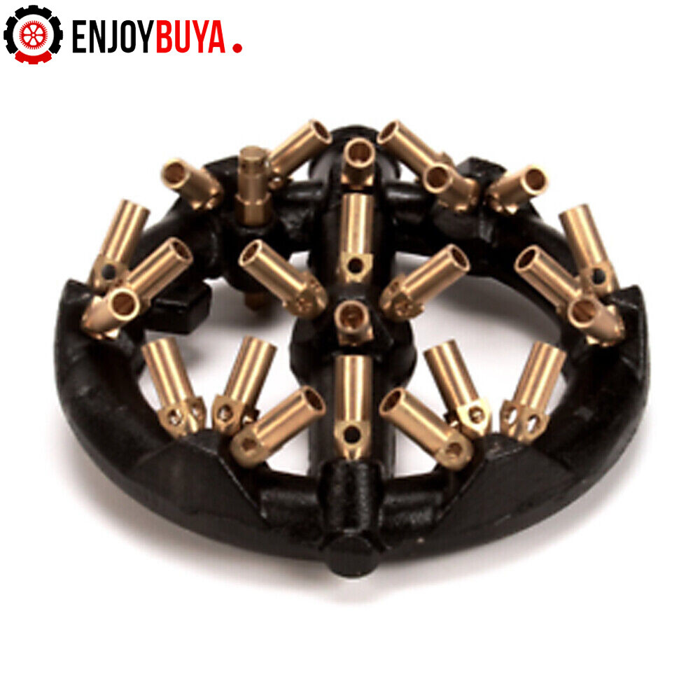 Jet Burner for Natural Gas | Commercial Cast Iron & Brass Wok Burner with 10/20